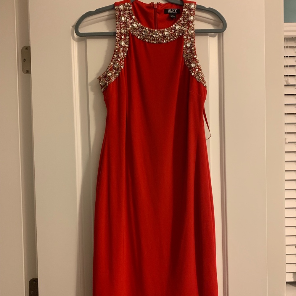 Red dress